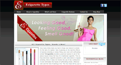 Desktop Screenshot of ecigarettetypes.com